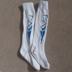 Fencing White Knee-High Socks